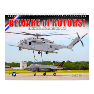 VORSICHT ROTOREN! US-Militärhubschrauber und VTOL Kalender