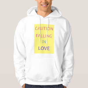Vorsicht, Rückgang der Liebe Hoodie