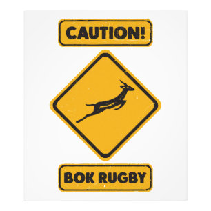 Vorsicht - SpringBoks Crossing Fotodruck