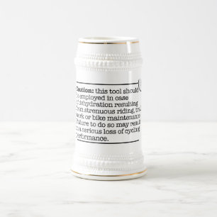 Vorsicht Stein Bierglas