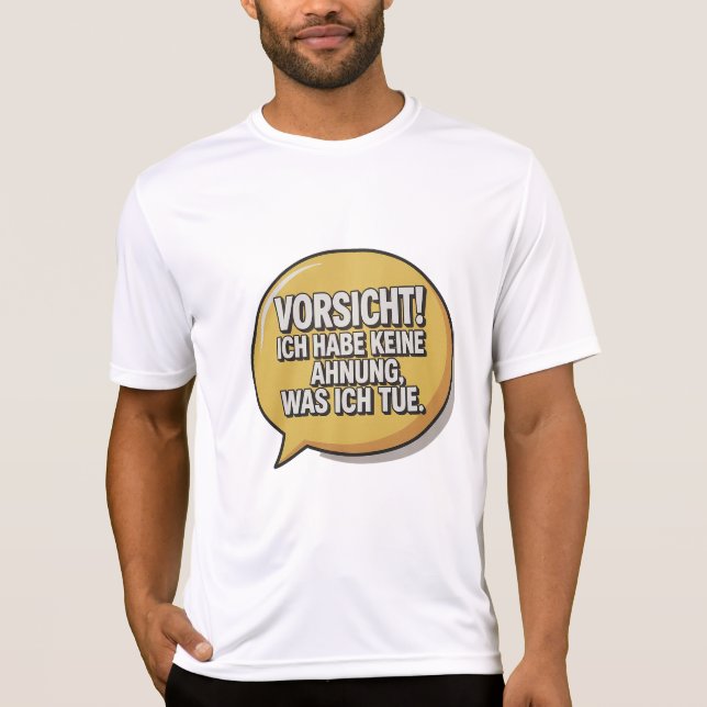 Vorsicht T-Shirt (Vorderseite)