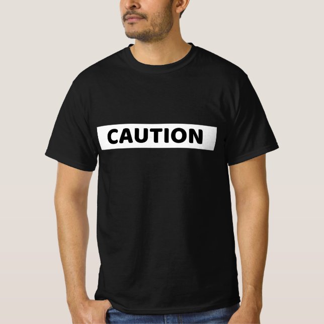 Vorsicht T-Shirt (Vorderseite)