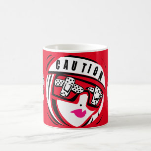 Vorsicht - Unfallrisiko V2   Tasse