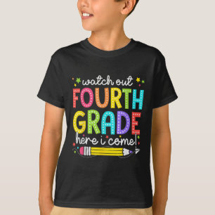 Vorsicht, vierte Klasse, ich komme zurück zur Schu T-Shirt