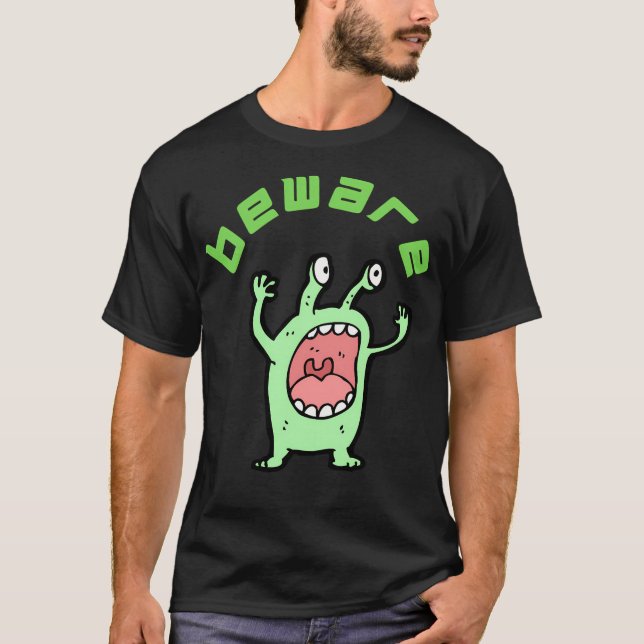 Vorsicht vor Alien T-Shirt (Vorderseite)