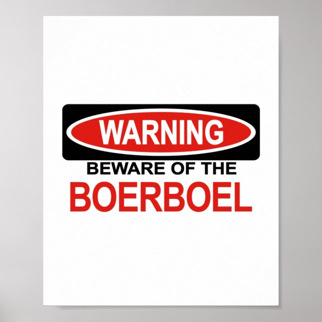 Vorsicht vor Boerboel Poster (Vorne)