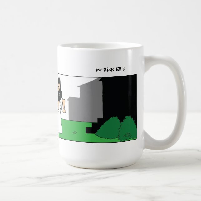 Vorsicht vor dem Gott Kaffeetasse (Rechts)