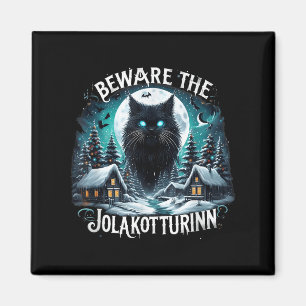 Vorsicht vor dem Jolakotturin Weihnachten Katze Is Magnet