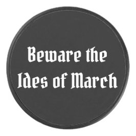 Vorsicht vor den Iden des März Eishockey Puck