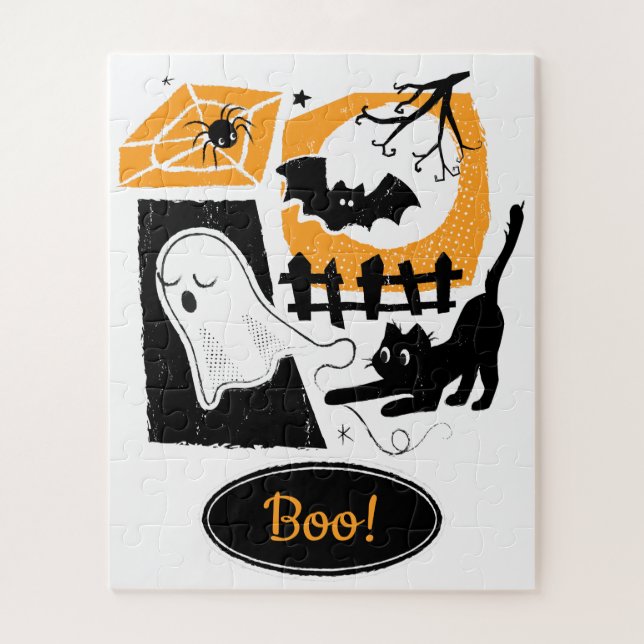 Vorsicht vor der Katze! Puzzle (Vertikal)