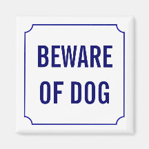 Vorsicht vor Hunde-Zeichen