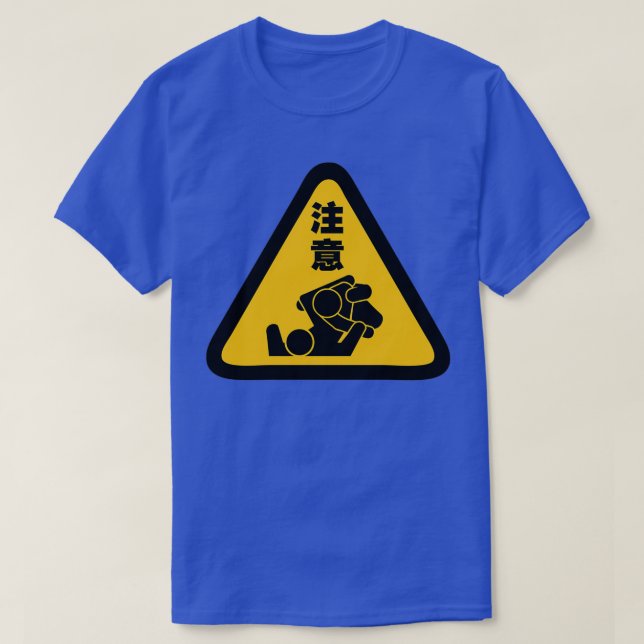 Vorsicht vor Jitz Jiu Jitsu Original 1 T-Shirt (Design vorne)