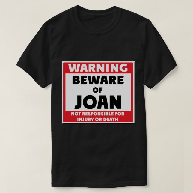 Vorsicht vor Joan Jett Music of T-Shirt (Design vorne)