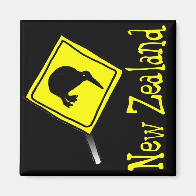 Vorsicht vor Kiwis Magnet (Vorne)