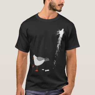 Vorsicht vor Seagull Albatros Bird Crack Gull Beac T-Shirt