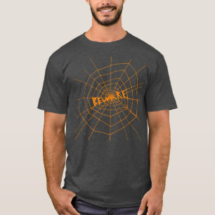 Vorsicht vor Spider Web T - Shirt - Handgezeichnet
