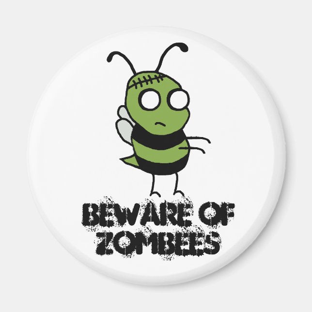 Vorsicht vor Zombees Magnet (Vorne)