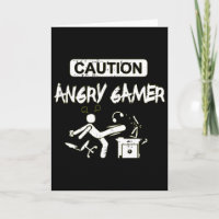 Vorsicht wütend Gamer Computer Funny Video Game Ge