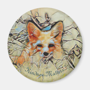 Vorsichtiger Fox-Güte-Angelegenheits-Magnet Magnet