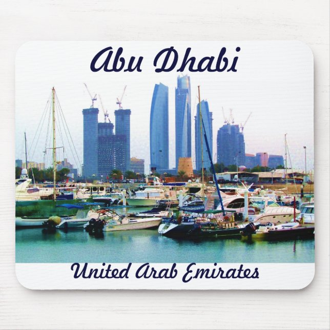 Vorsichtiger Jachthafen Mousepad (Vorne)