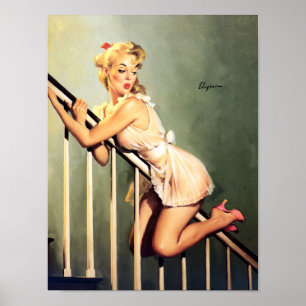 Vorsichtiges Dia-Button oben Poster