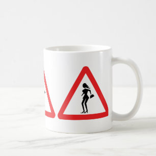 Vorsichtsprostitution (Attenzione Prostitute) Unte Kaffeetasse