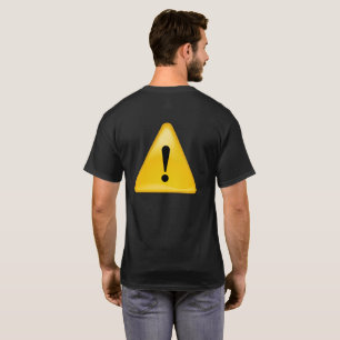 Vorsichtsymbol zur Motorradsicherheit T-Shirt