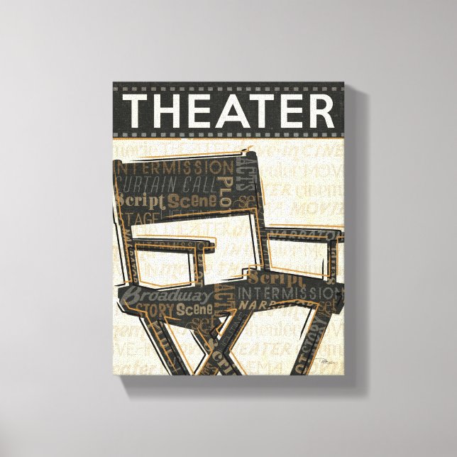 Vorsitz des Direktors Leinwanddruck (Vorderseite)