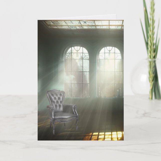 Vorsitz mit Sunams Miss You Karte (Vorderseite)