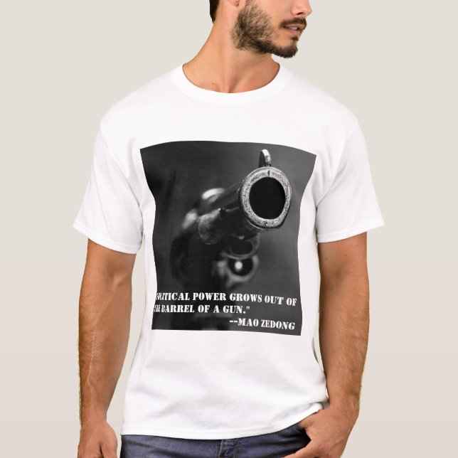 Vorsitzender Mao über den politischen Power T-Shirt (Vorderseite)