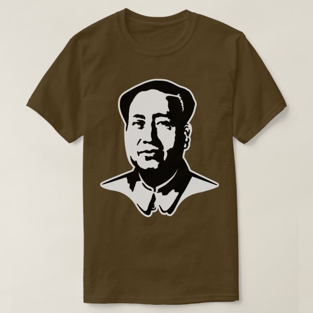 Vorsitzender Mao Zedong Chinesische Kommunistische T-Shirt (Design vorne)
