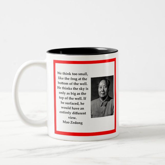 Vorsitzender Mao Zweifarbige Tasse (Links)