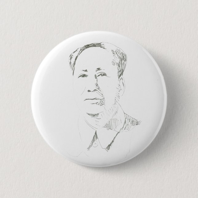 Vorsitzendermao-China Button (Vorderseite)