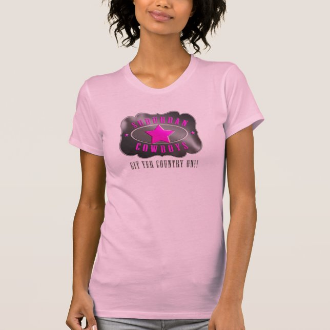 Vorstadtcowboys - Damen-Behälter T-Shirt (Vorderseite)