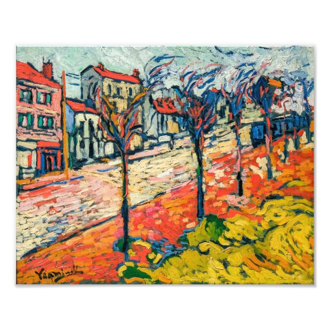 Vorstädtische Landschaft | Maurice de Vlaminck | Fotodruck (Vorne)
