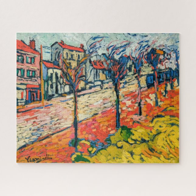 Vorstädtische Landschaft | Maurice de Vlaminck | Puzzle (Horizontal)