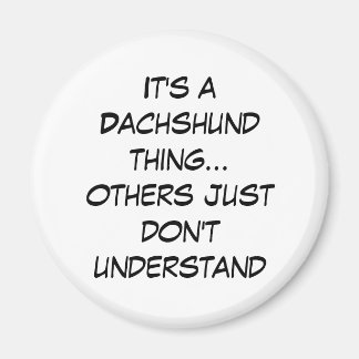 Vorstädtisches Chicagoland Dackel Lovers Magnet