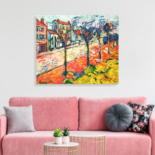 Vorstadtlandschaft Maurice de Vlaminck Leinwanddruck