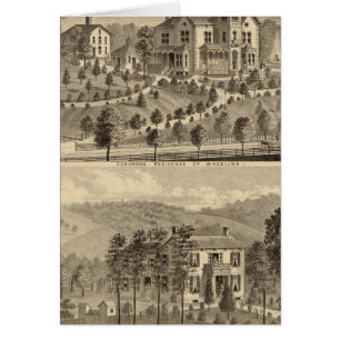 Vorstadtwohnsitz des Radfahrers