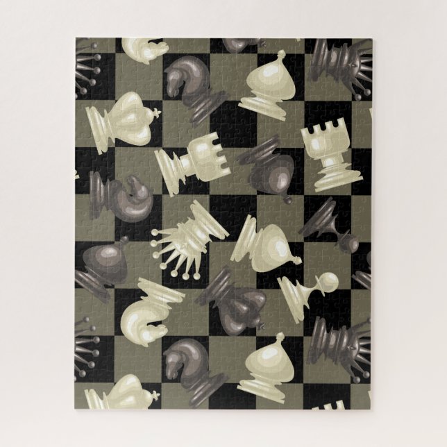 Vorstand der Schachfiguren Puzzle (Vertikal)