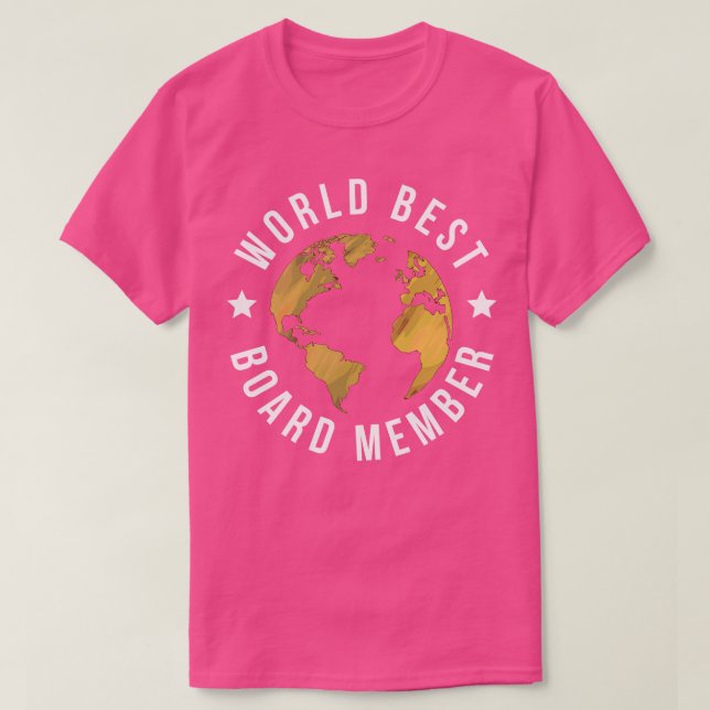 Vorstandsmitglied der Weltlandschaft T-Shirt (Design vorne)