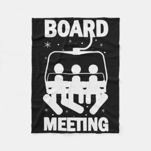 Vorstandssitzungen Snowboard Meeting Snowboarden W Fleecedecke