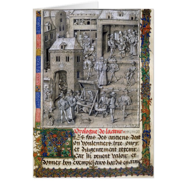 Vorstellung des Buches an Philippe Le Bon (Vorne)