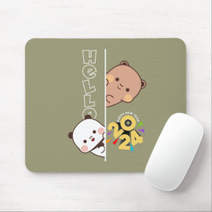 Vorstellung des neuen Jahres 2024 Mousepad