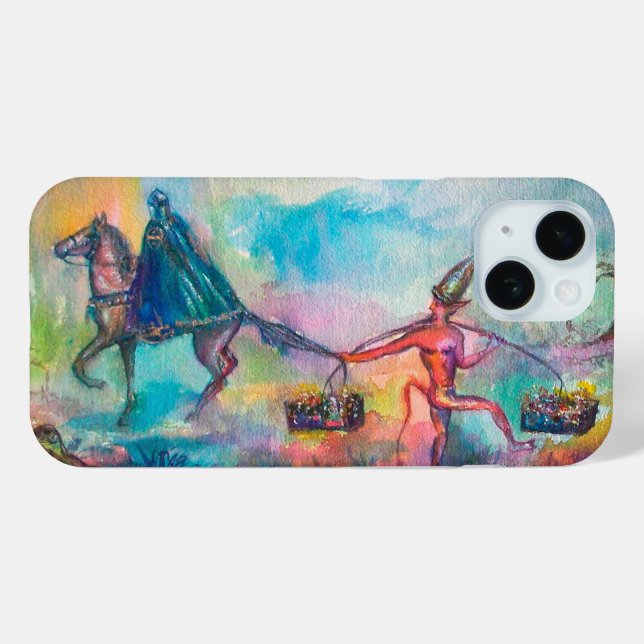 VORSTELLUNG / DUNKELNIGHT UND DEVIL-SCHMERZ Blau Case-Mate iPhone Hülle (Rückseite (Horizontal))