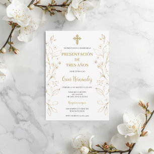Vorstellung von drei Jahren Einladung