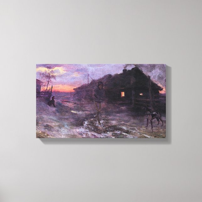 Vorstellung von Henryk Weyssenhoff, wahrscheinlich Leinwanddruck (Vorderseite)