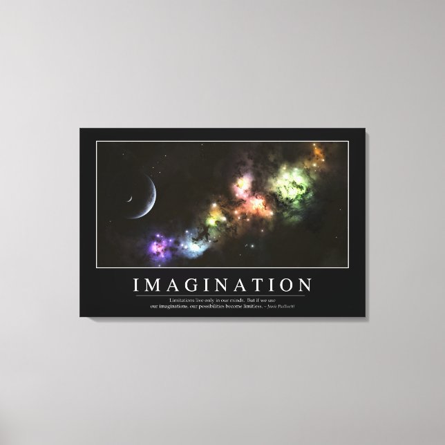 Vorstellungskraft: Inspirationsangebot Leinwanddruck (Vorderseite)