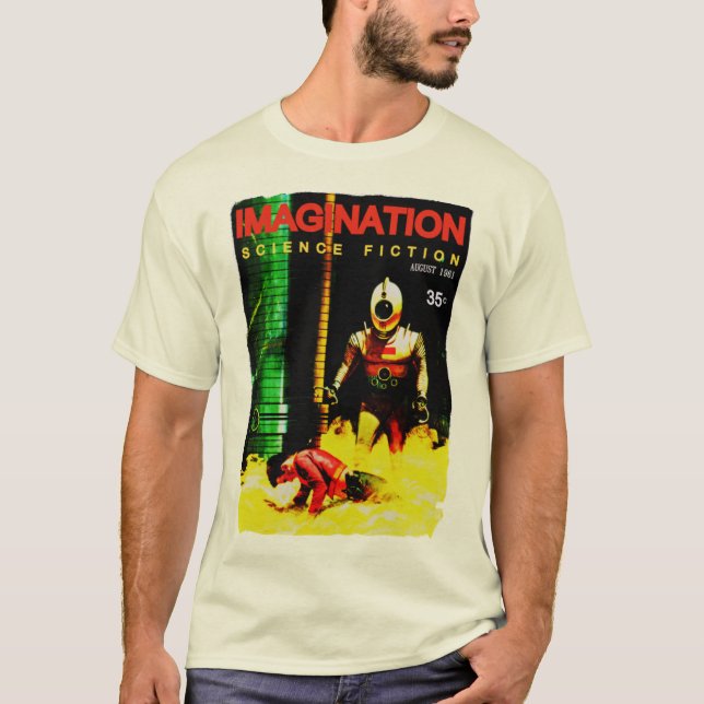 Vorstellungskraft: Science Fiction T - Shirt (Vorderseite)