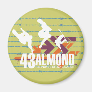 Vorstellungskraft Snowboarden T - Shirt und Gesche Magnet